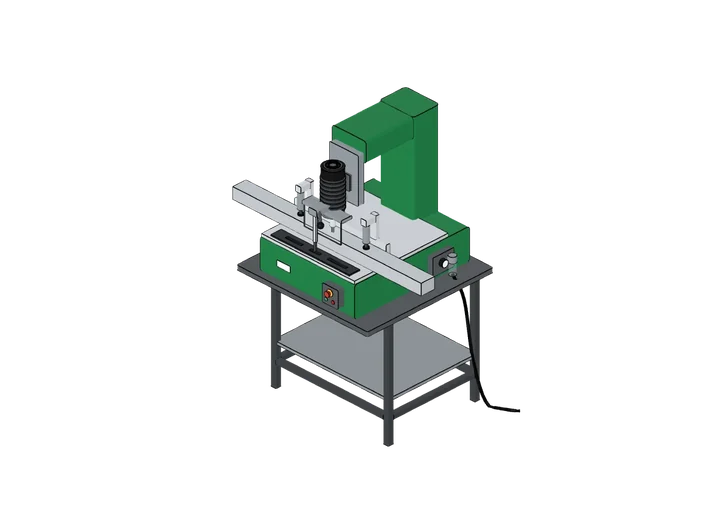 Kopierfräse als 3D-Modell