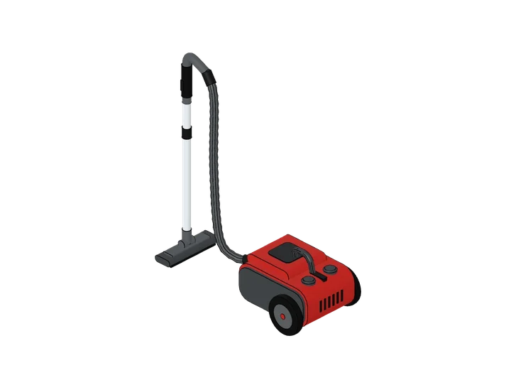 Staubsauger als 3D-Modell