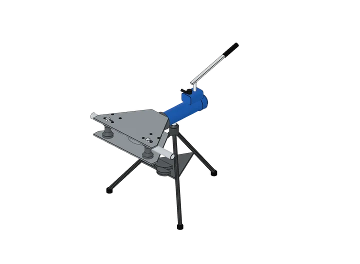 Rohrbiegemaschine hydraulisch als 3D-Modell