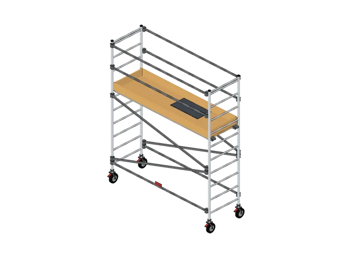 Rollgerüst als 3D-Modell