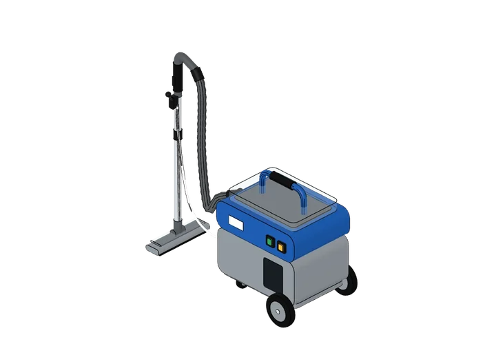 Sprühextraktionsgerät als 3D-Modell