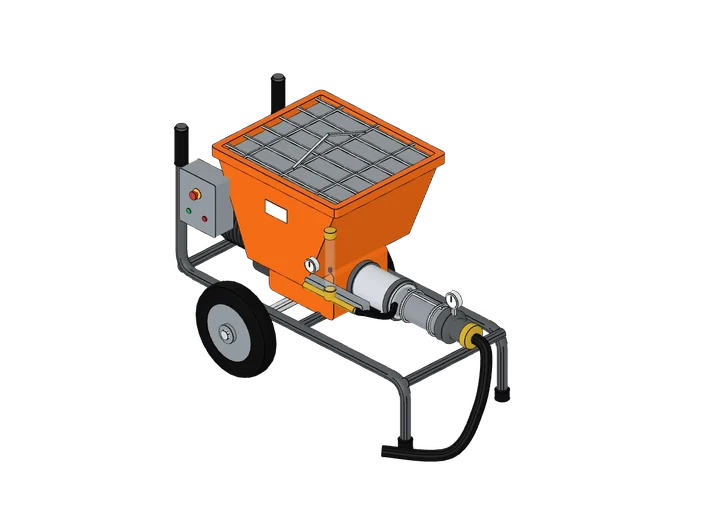Putzmaschine als 3D-Modell