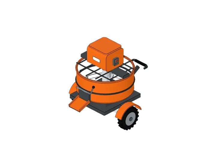 Zwangsmischer als 3D-Modell