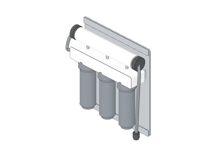 Osmoseanlage (Umkehrosmose) als 3D-Modell