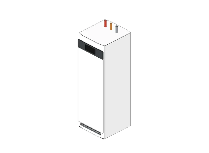 Wärmepumpe Innengerät (Hydraulikturm) als 3D-Modell