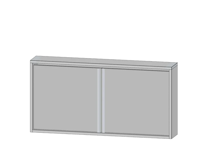 Hängeschrank als 3D-Modell