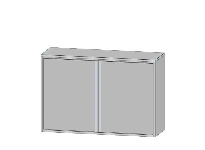 Hängeschrank als 3D-Modell