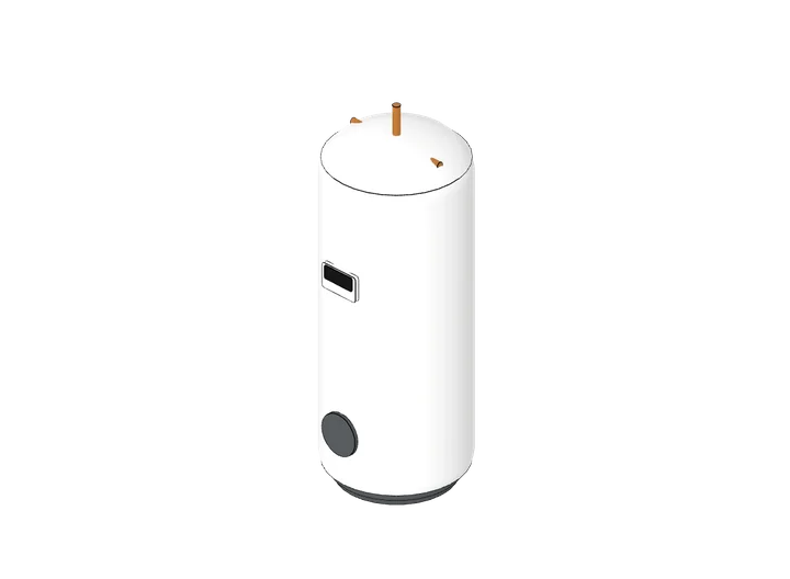 Boiler / Warmwasserspeicher 300 l als 3D-Modell