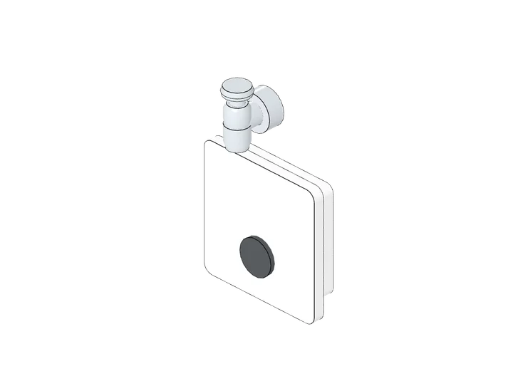 Waschmaschinen-/Geräteanschluss als 3D-Modell