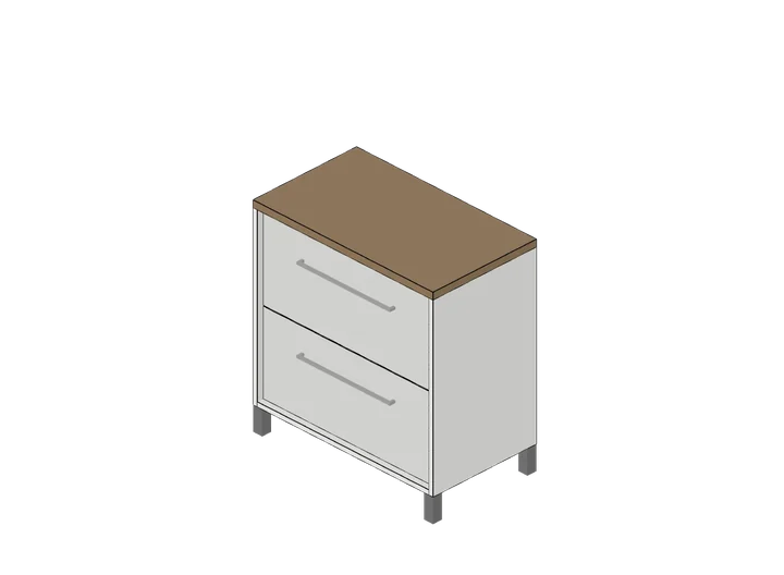 Waschtisch-Unterschrank 800 (stehend) als 3D-Modell