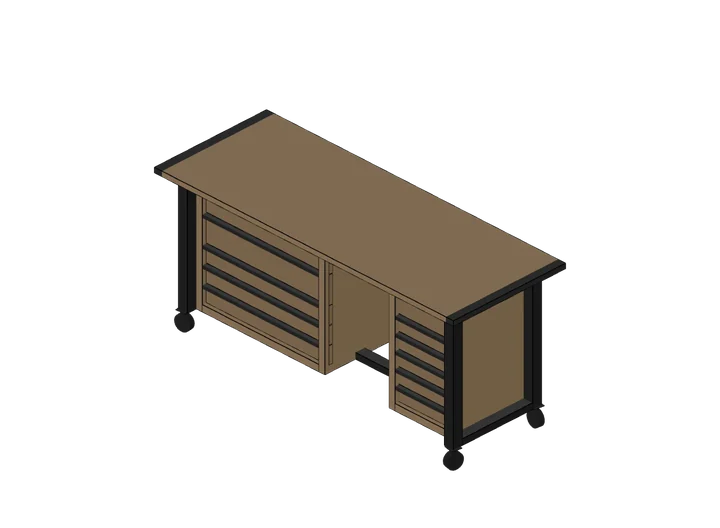 Werkbank als 3D-Modell