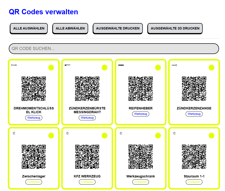 QR-Code Etiketten