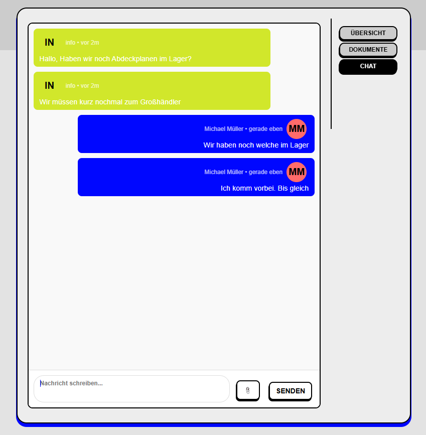 Chat pro Projekt