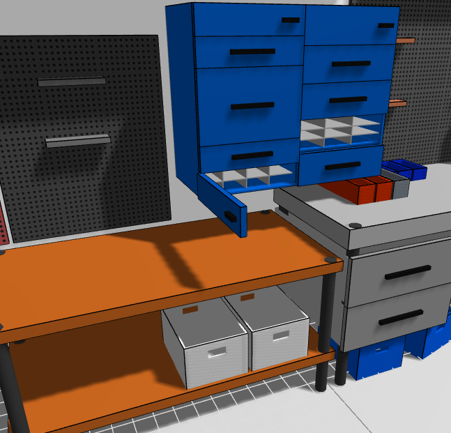 Stauräume konfigurieren